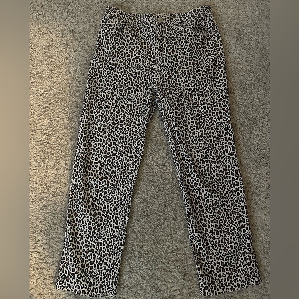LOFT CHEETAH PRINT PANTS